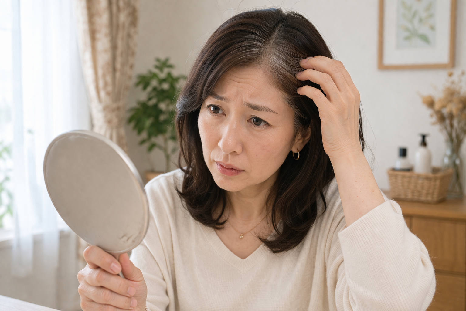 白髪染めのポイントとコツ